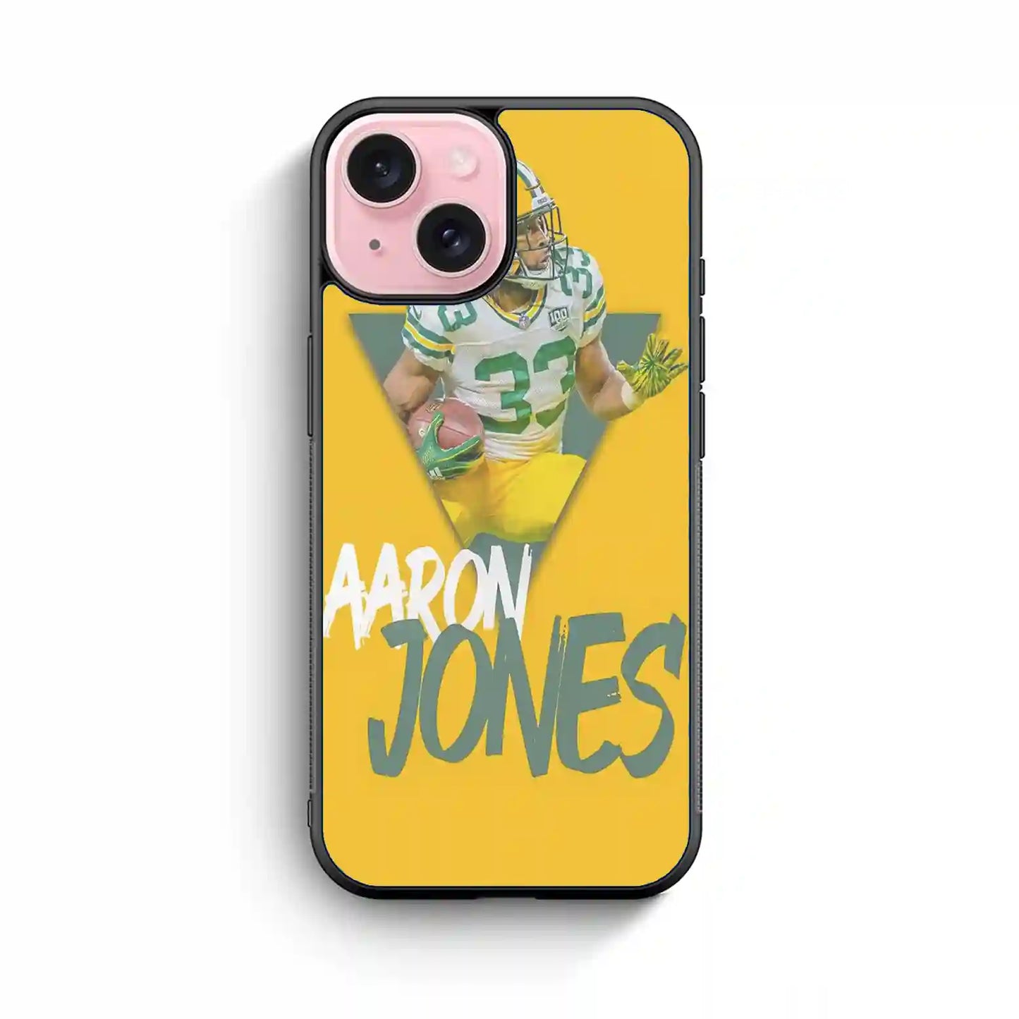 Aaron Jones Green Bay Parkers iPhone 15 Case