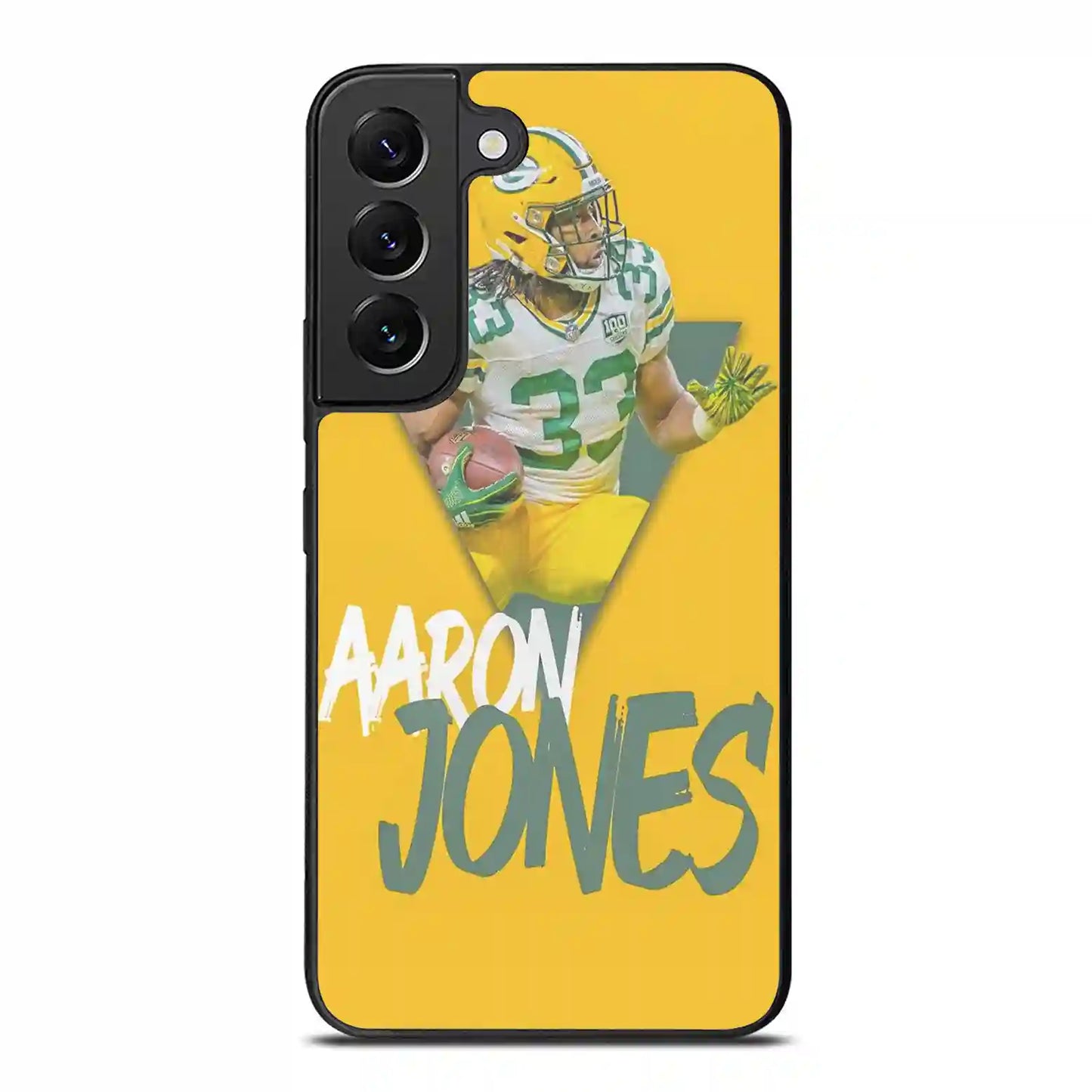 Aaron Jones Green Bay Parkers Samsung Galaxy S22 Plus Case