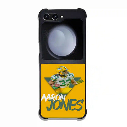 Aaron Jones Green Bay Parkers Samsung Z6 Flip Case