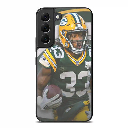 Aaron Jones Green Bay Samsung Galaxy S22 Plus Case