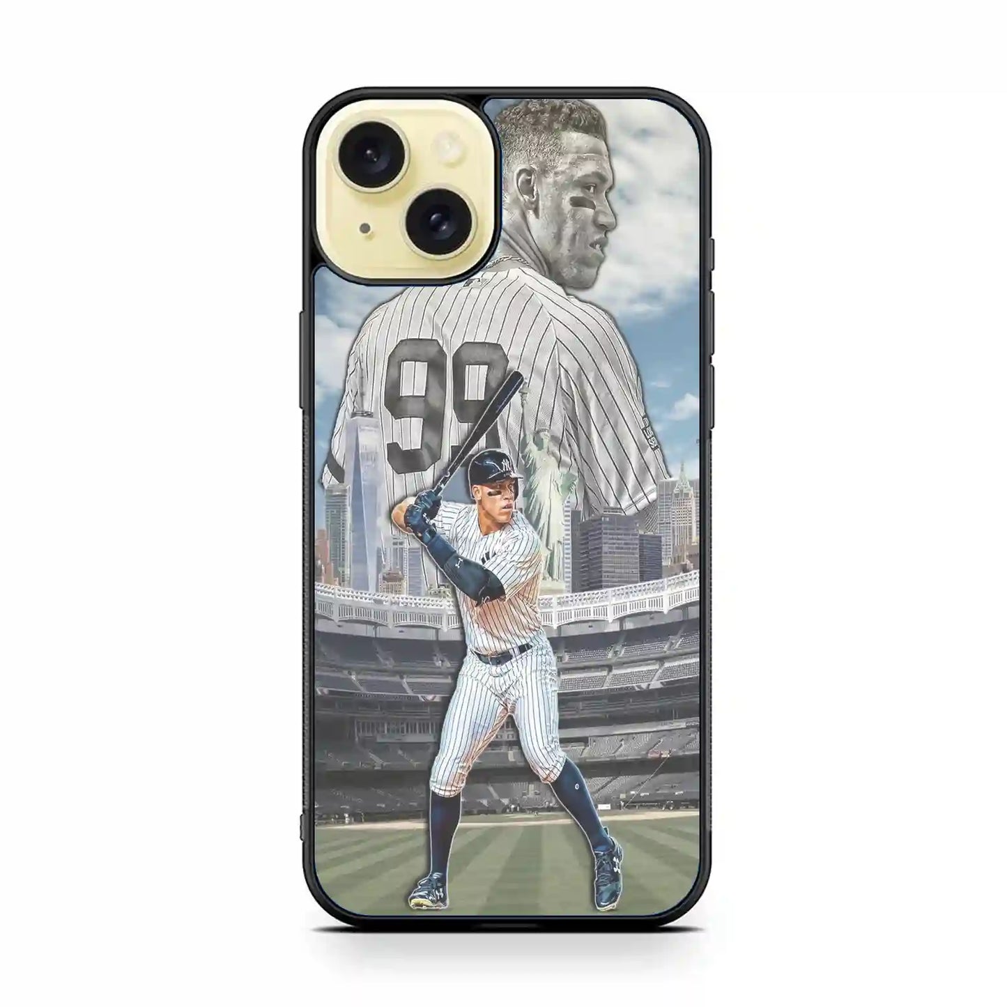 Aaron Judge Personalizedpersonalized Baseball iPhone 15 Plus Case