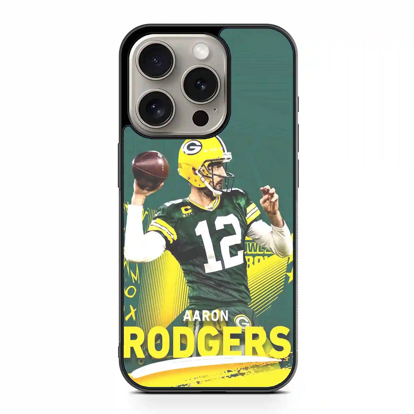 Aaron Rodgers Football Maerica iPhone 15 Pro Max Case