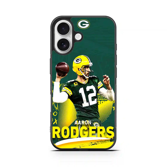 Aaron Rodgers Football Maerica iPhone 16 Case