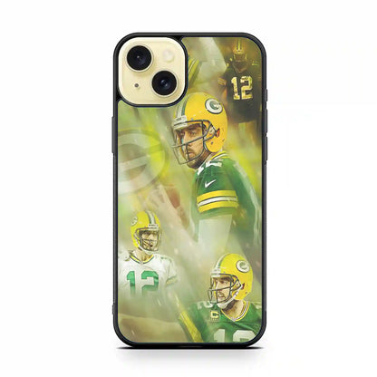 Aaron Rodgers Football Nfl iPhone 15 Plus Case