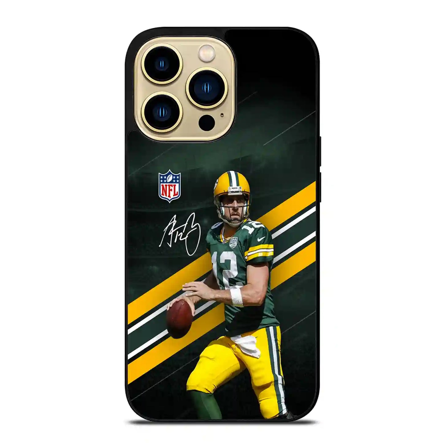 Aaron Rodgers Nfl Football America  iPhone 14 Pro Max Case