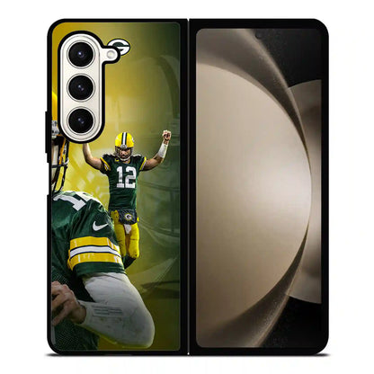 Aaron Rodgers Nfl Football Green Bay Samsung Z6 Fold Case