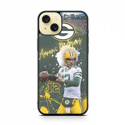 Aaron Rodgers Nfl Football iPhone 15 Plus Case