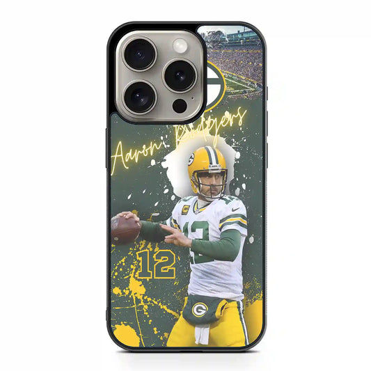 Aaron Rodgers Nfl Football iPhone 15 Pro Max Case