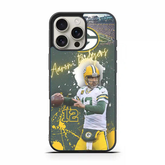 Aaron Rodgers Nfl Football iPhone 16 Pro Case