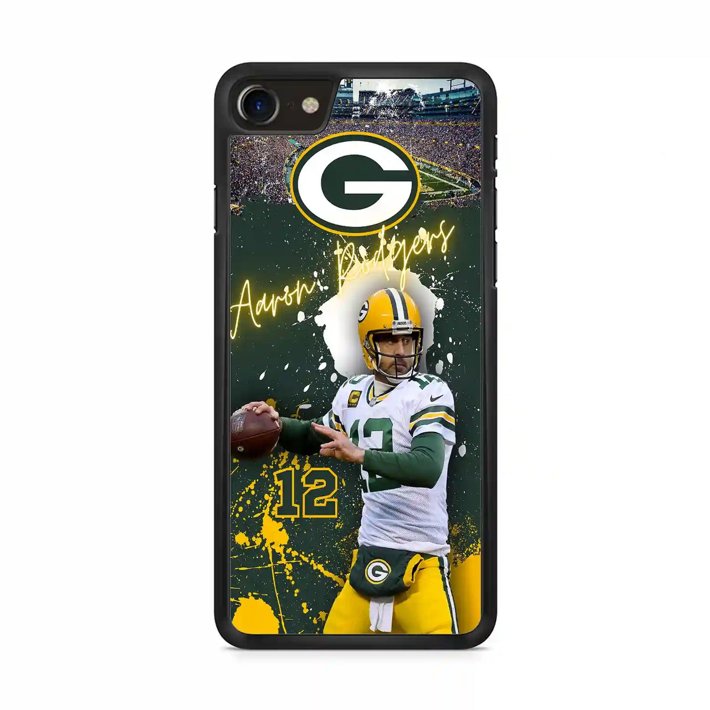 Aaron Rodgers Nfl Football iPhone SE 2020 Case