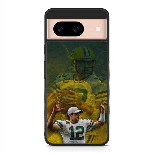 Aaron Rodgers Retro Google Pixel 8 Case