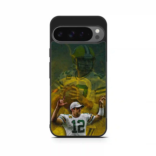 Aaron Rodgers Retro Google Pixel 9 Case