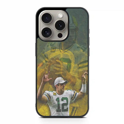 Aaron Rodgers Retro iPhone 15 Pro Max Case