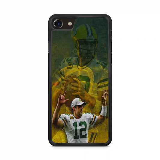 Aaron Rodgers Retro iPhone SE 2020 Case