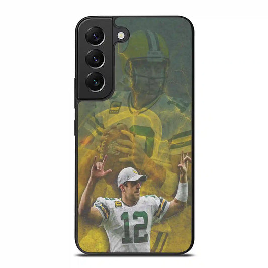 Aaron Rodgers Retro Samsung Galaxy S22 Plus Case