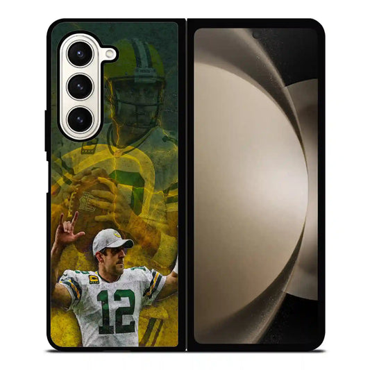 Aaron Rodgers Retro Samsung Z6 Fold Case