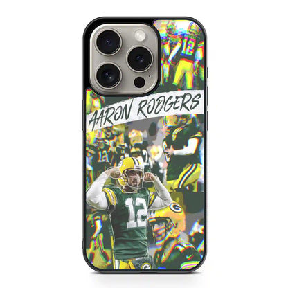 Aaron Rodgers Vintage iPhone 15 Pro Max Case