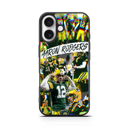 Aaron Rodgers Vintage iPhone 16 Case