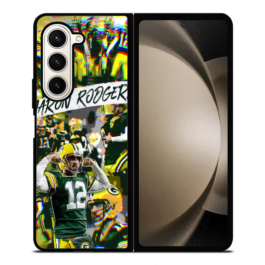 Aaron Rodgers Vintage Samsung Z6 Fold Case