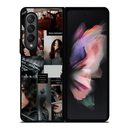 Allison Argent Cool Samsung Z3 Fold Case