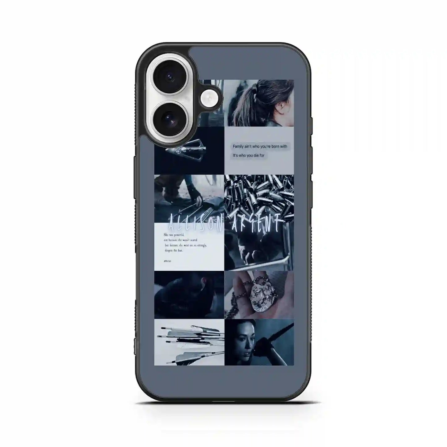 Allison Argent Retro iPhone 16 Case