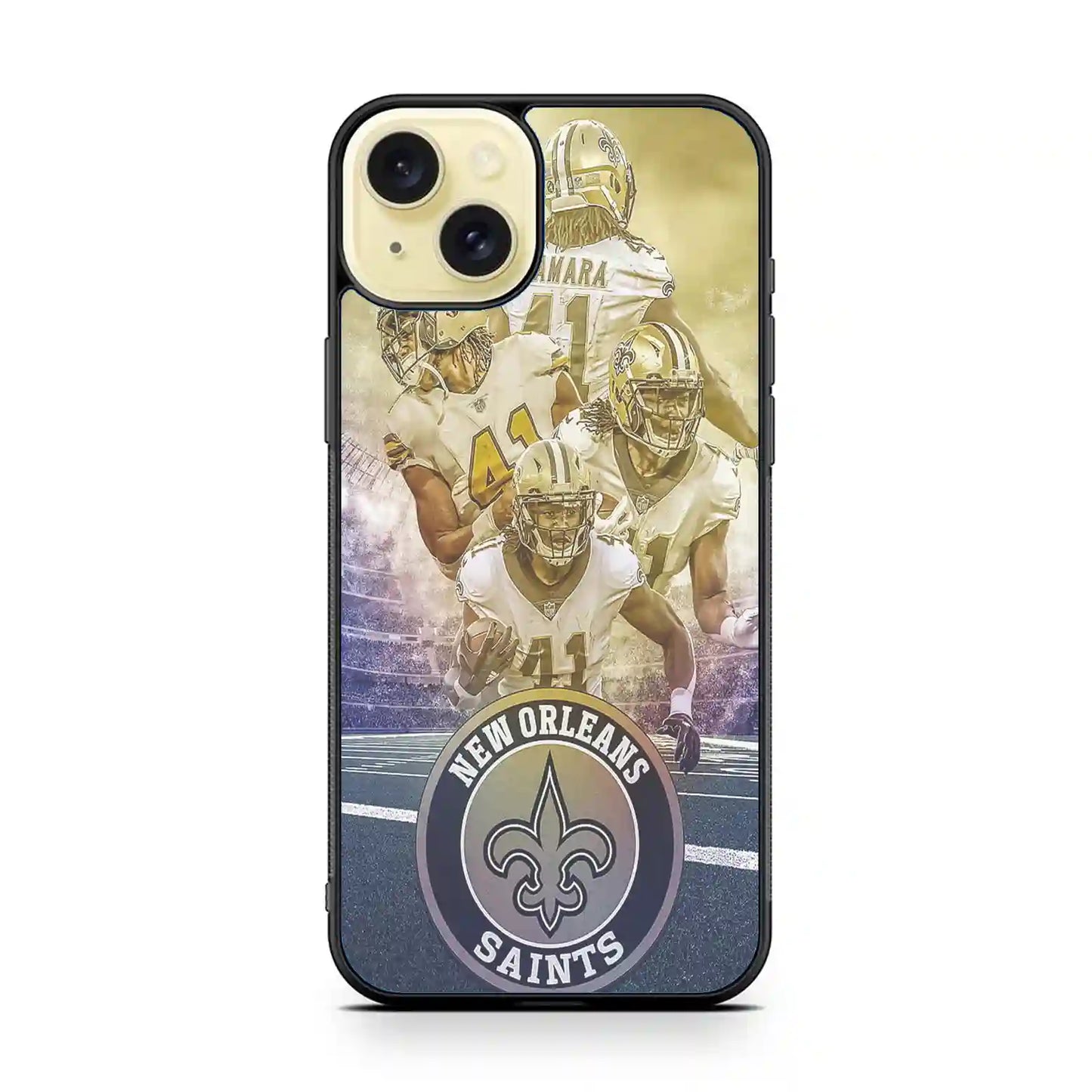 Alvin Kamara Akcolorretro iPhone 15 Plus Case