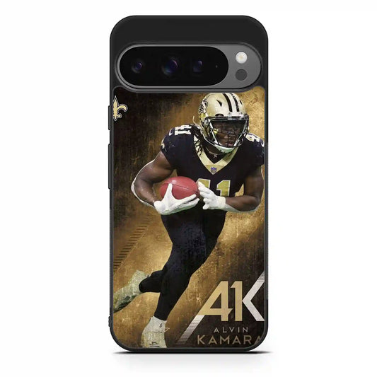 Alvin Kamara Akcolorretro New Orleans Google Pixel 9 Pro XL Case