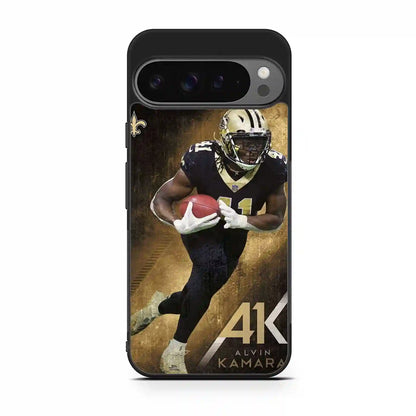 Alvin Kamara Akcolorretro New Orleans Google Pixel 9 Pro Case