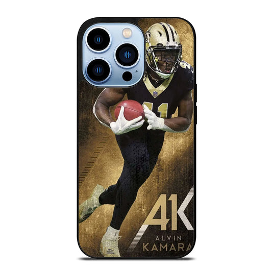 Alvin Kamara Akcolorretro New Orleans iPhone 13 Pro Max Case