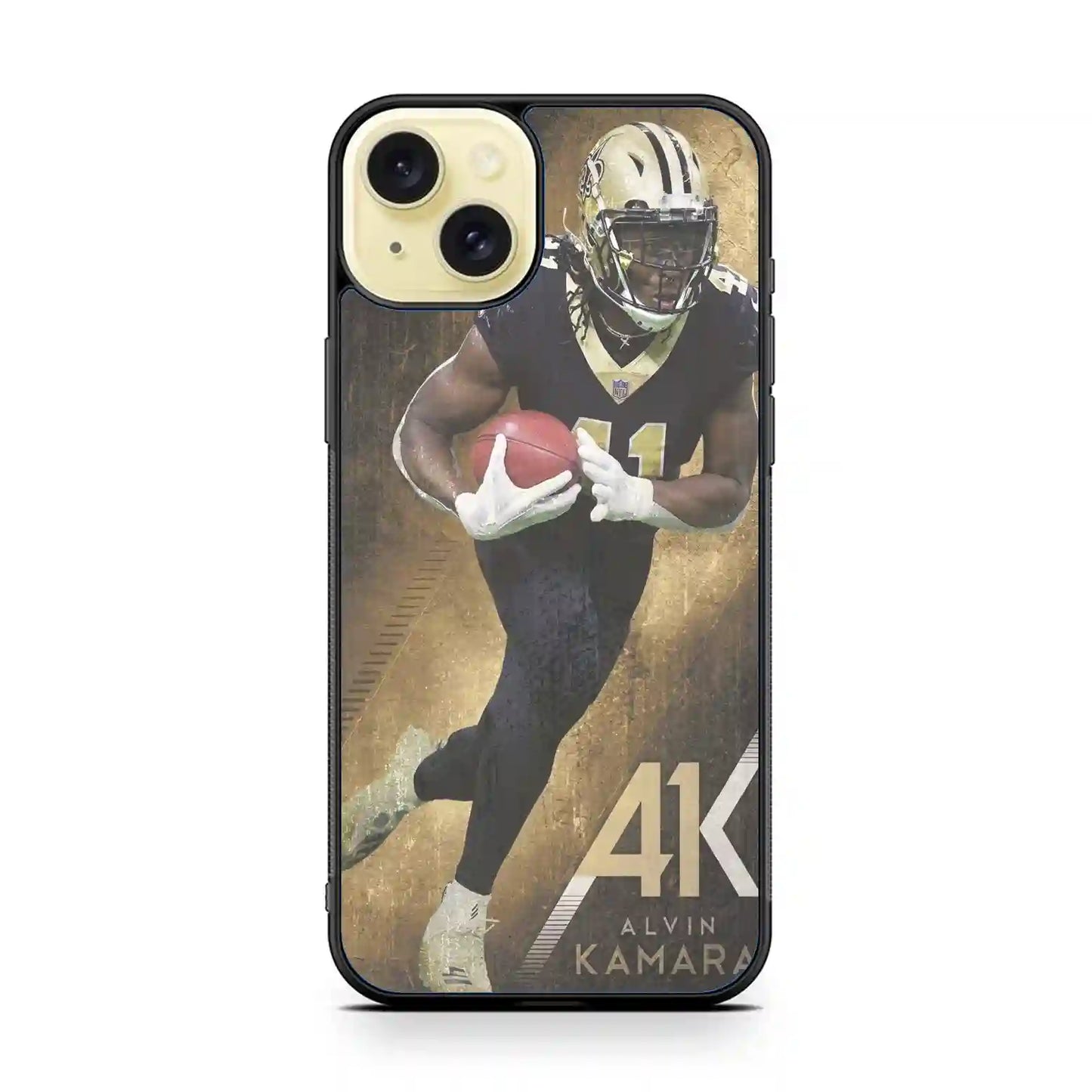 Alvin Kamara Akcolorretro New Orleans iPhone 15 Plus Case