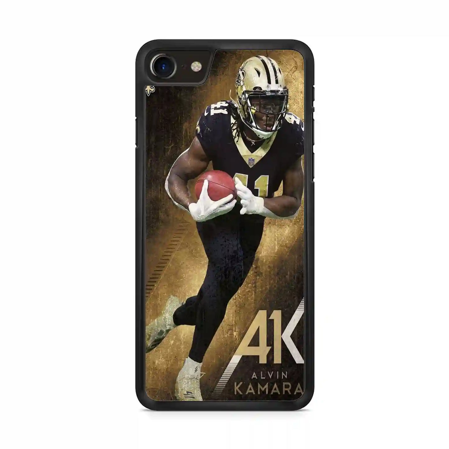 Alvin Kamara Akcolorretro New Orleans iPhone SE 2020 Case