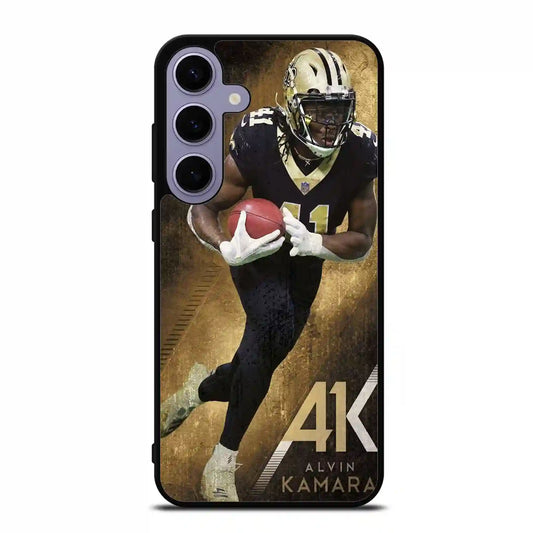 Alvin Kamara Akcolorretro New Orleans Samsung Galaxy S24 Plus Case