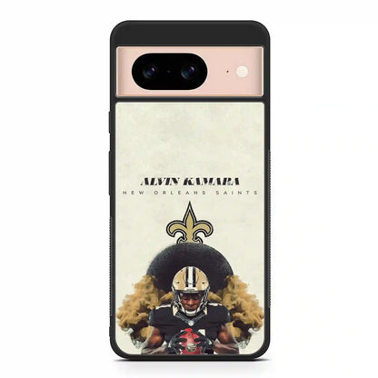 Alvin Kamara Akcolorretro Nfl Football Google Pixel 8 Case