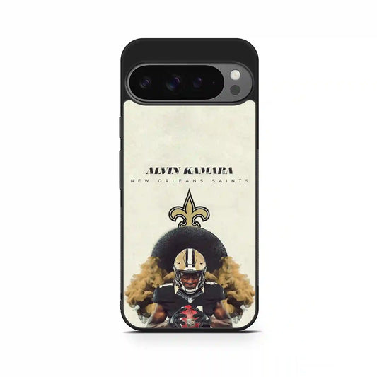 Alvin Kamara Akcolorretro Nfl Football Google Pixel 9 Case