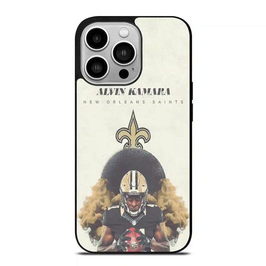 Alvin Kamara Akcolorretro Nfl Football iPhone 14 Pro Case