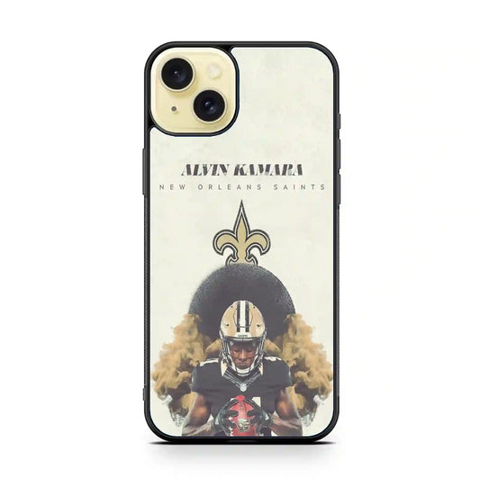 Alvin Kamara Akcolorretro Nfl Football iPhone 15 Plus Case