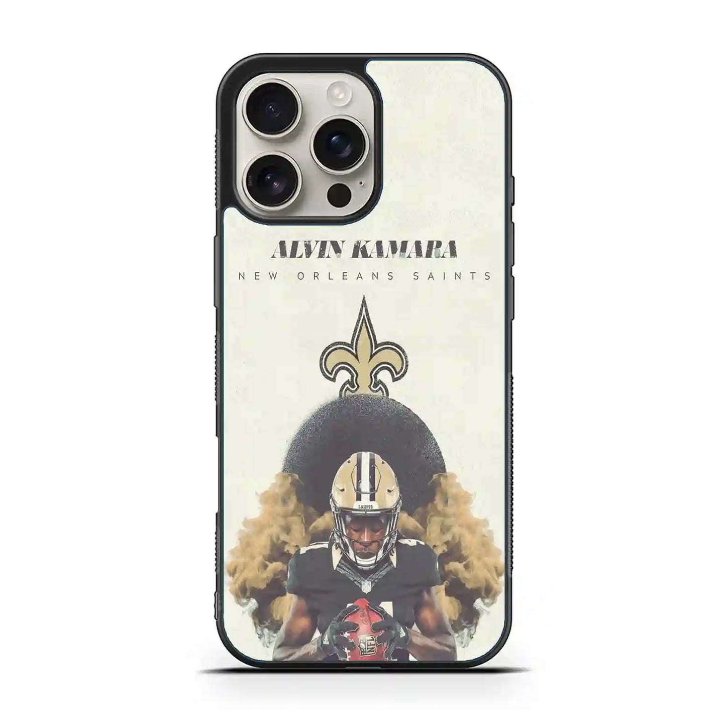 Alvin Kamara Akcolorretro Nfl Football iPhone 16 Pro Case