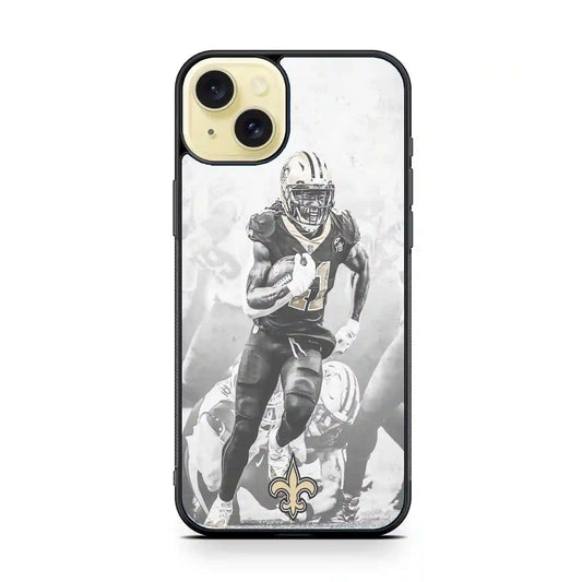 Alvin Kamara New Orleans Running iPhone 15 Plus Case