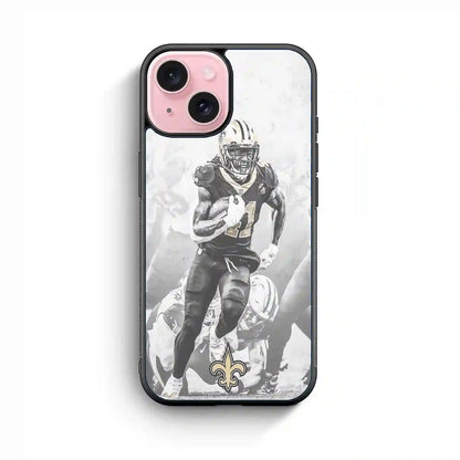 Alvin Kamara New Orleans Running iPhone 15 Case