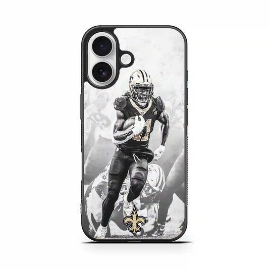 Alvin Kamara New Orleans Running iPhone 16 Case