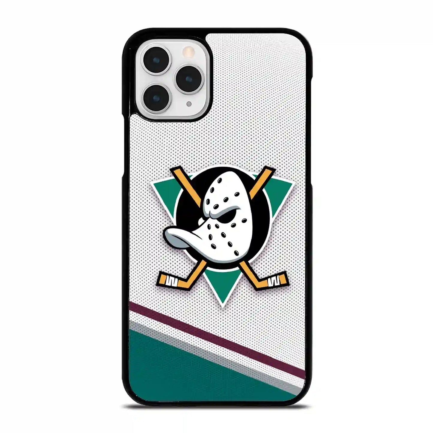 Anaheim Ducks Colorful iPhone 11 Pro Max Case