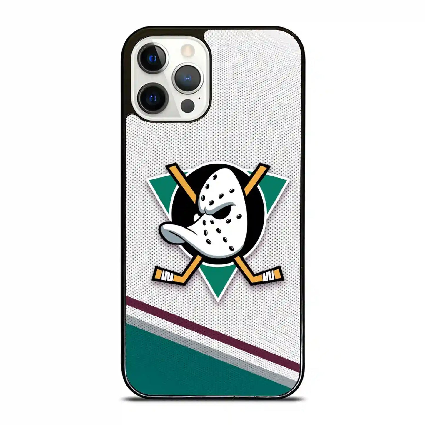 Anaheim Ducks Colorful iPhone 12 Pro Case