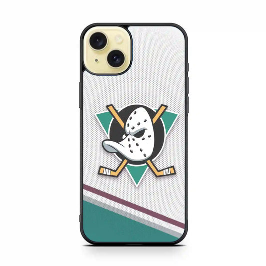 Anaheim Ducks Colorful iPhone 15 Plus Case