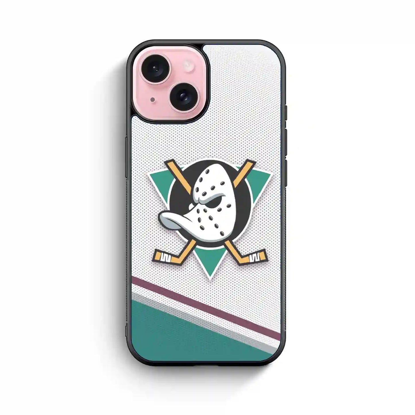 Anaheim Ducks Colorful iPhone 15 Case