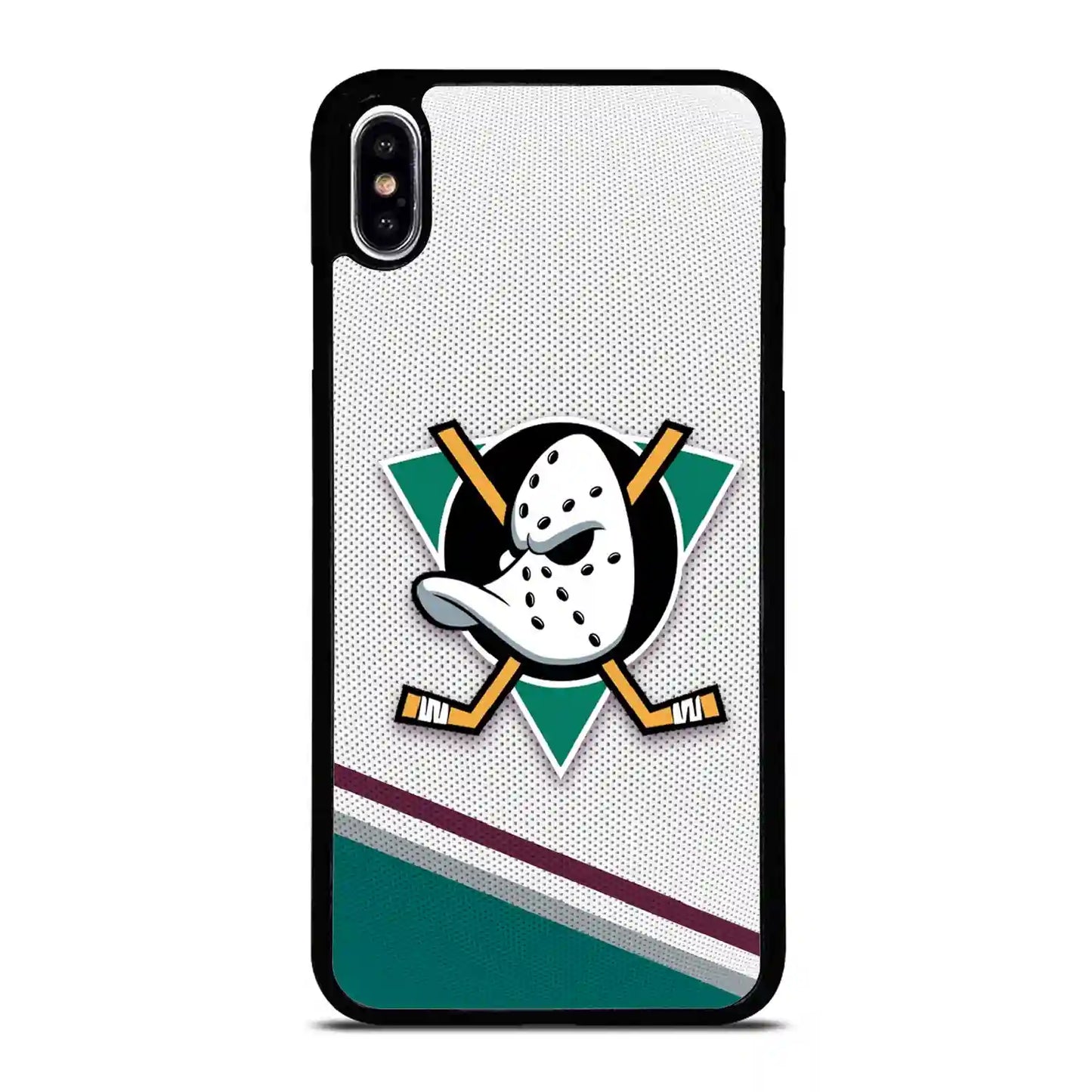 Anaheim Ducks Colorful iPhone XS Max Case