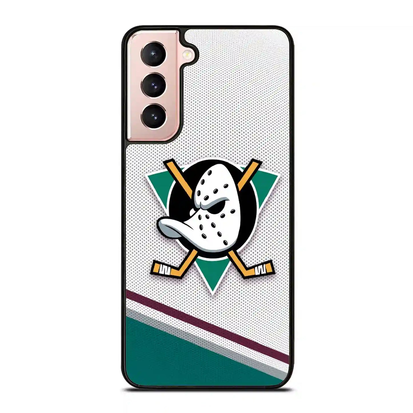 Anaheim Ducks Colorful Samsung Galaxy S21 Case