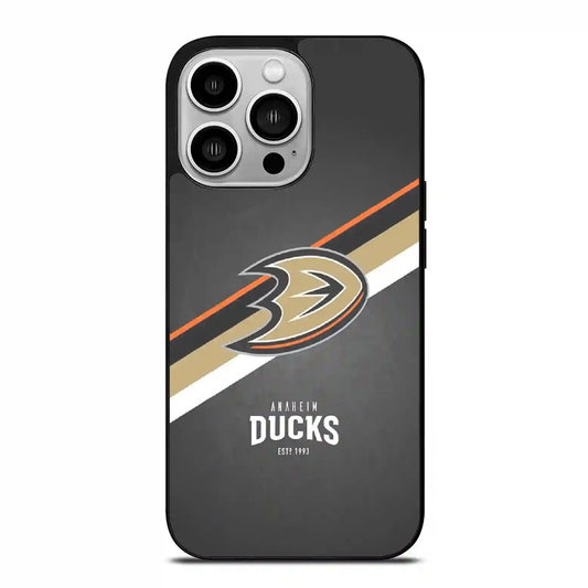 Anaheim Ducks Retro iPhone 14 Pro Case