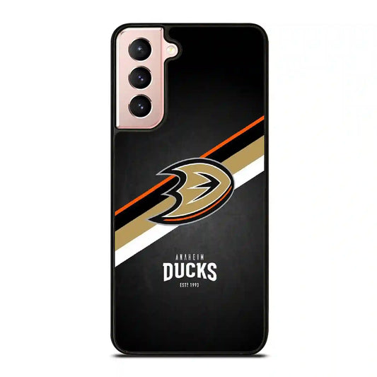 Anaheim Ducks Retro Samsung Galaxy S21 Case