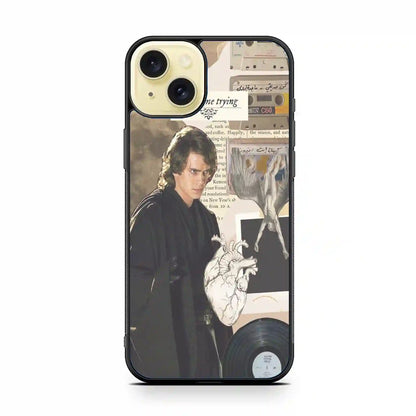 Anakin Skywalker Colorful iPhone 15 Plus Case