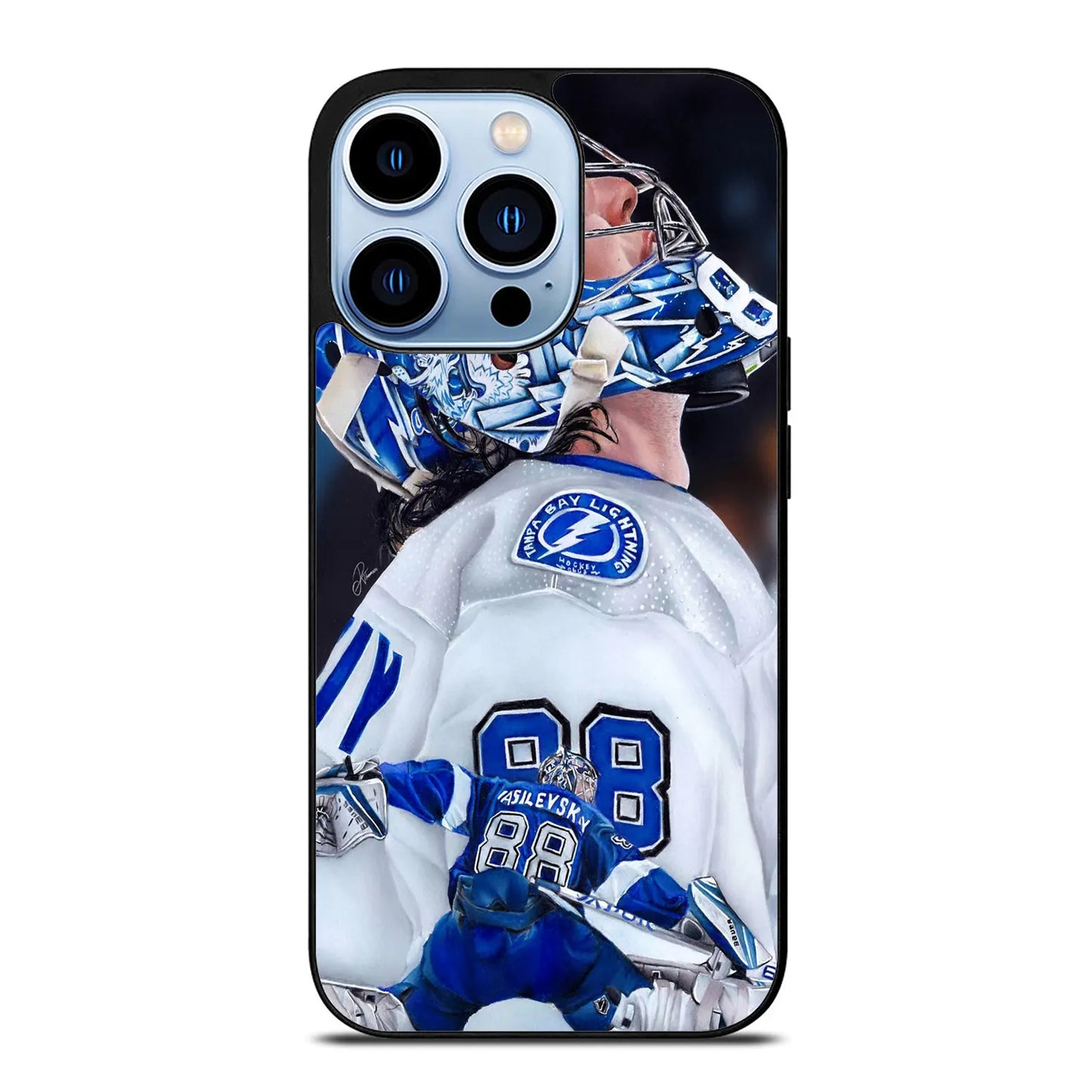 Andrei Vasilevskiy Tampa Bay Hockey Ice iPhone 13 Pro Max Case